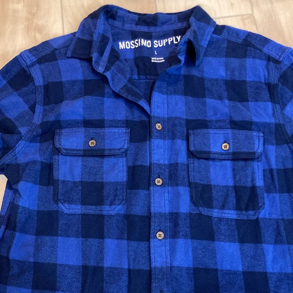 NWT Men’s blue flannel - Picture 2 of 13